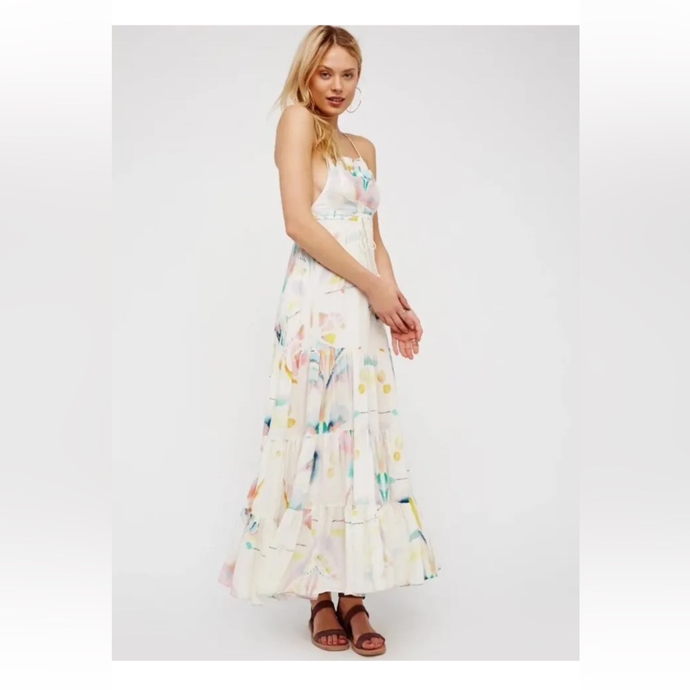 FREE PEOPLE Sounds of Spring Maxi Dress Jumper